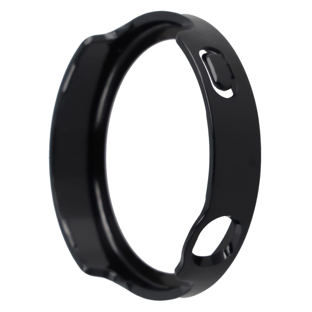 Schutzhülle mit Glas für Huawei Watch GT6 41 mm. Bizon Case+Glass Watch, Schwarz