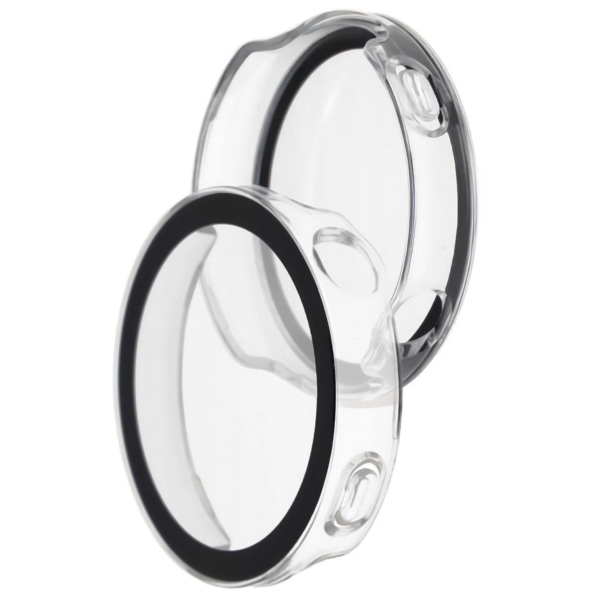 Schutzhülle mit Glas für Huawei Watch GT6 41 mm. Bizon Case+Glass Watch, Transparent