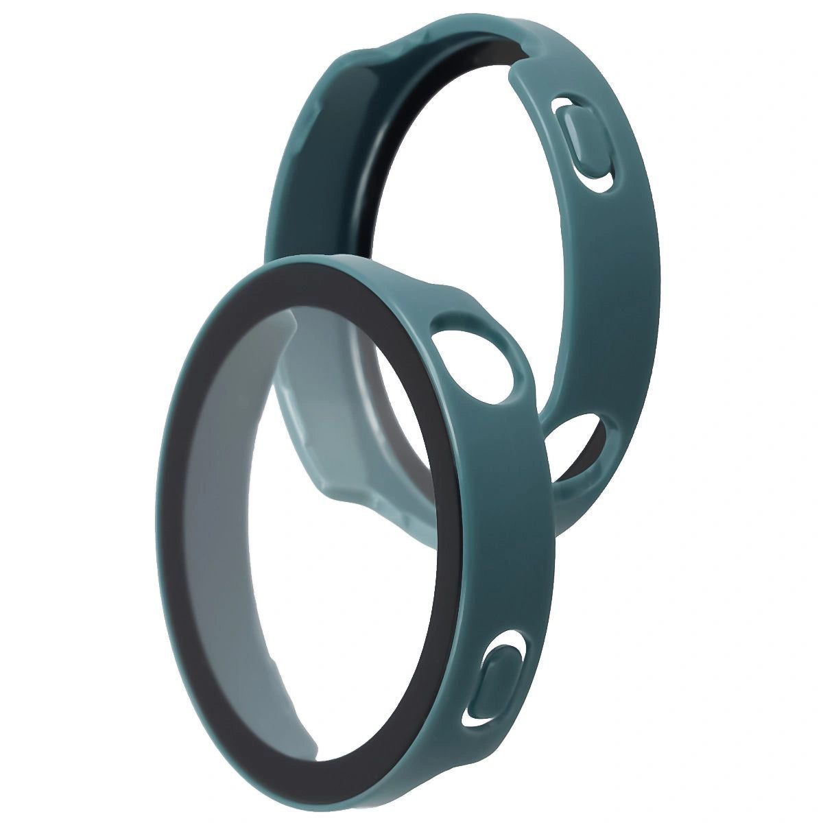 Schutzhülle mit Glas für Huawei Watch GT6 41 mm. Bizon Case+Glass Watch, Grün