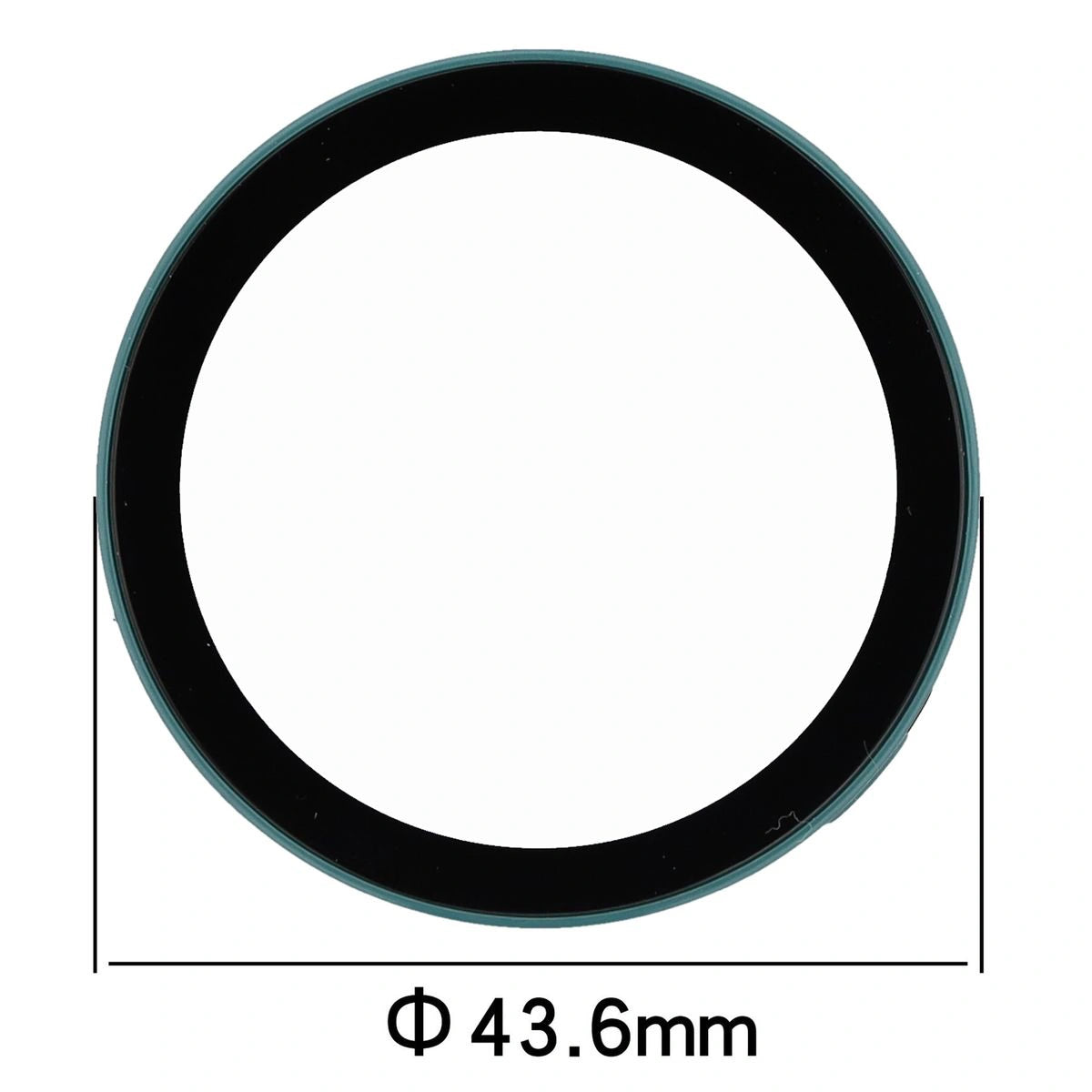 Schutzhülle mit Glas für Huawei Watch GT6 41 mm. Bizon Case+Glass Watch, Grün