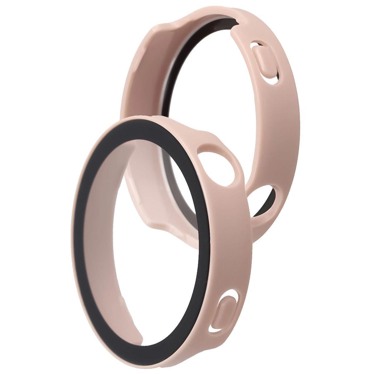 Schutzhülle mit Glas für Huawei Watch GT6 41 mm. Bizon Case+Glass Watch, Rosa