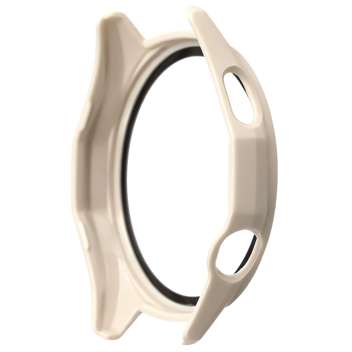 Schutzhülle mit Glas für Huawei Watch GT6 46 mm. Bizon Case+Glass Watch, Beige
