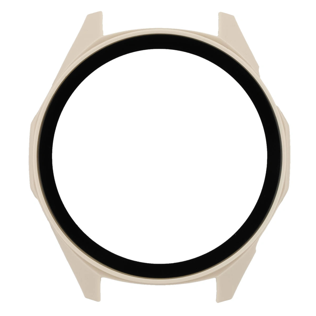 Schutzhülle mit Glas für Huawei Watch GT6 46 mm. Bizon Case+Glass Watch, Beige