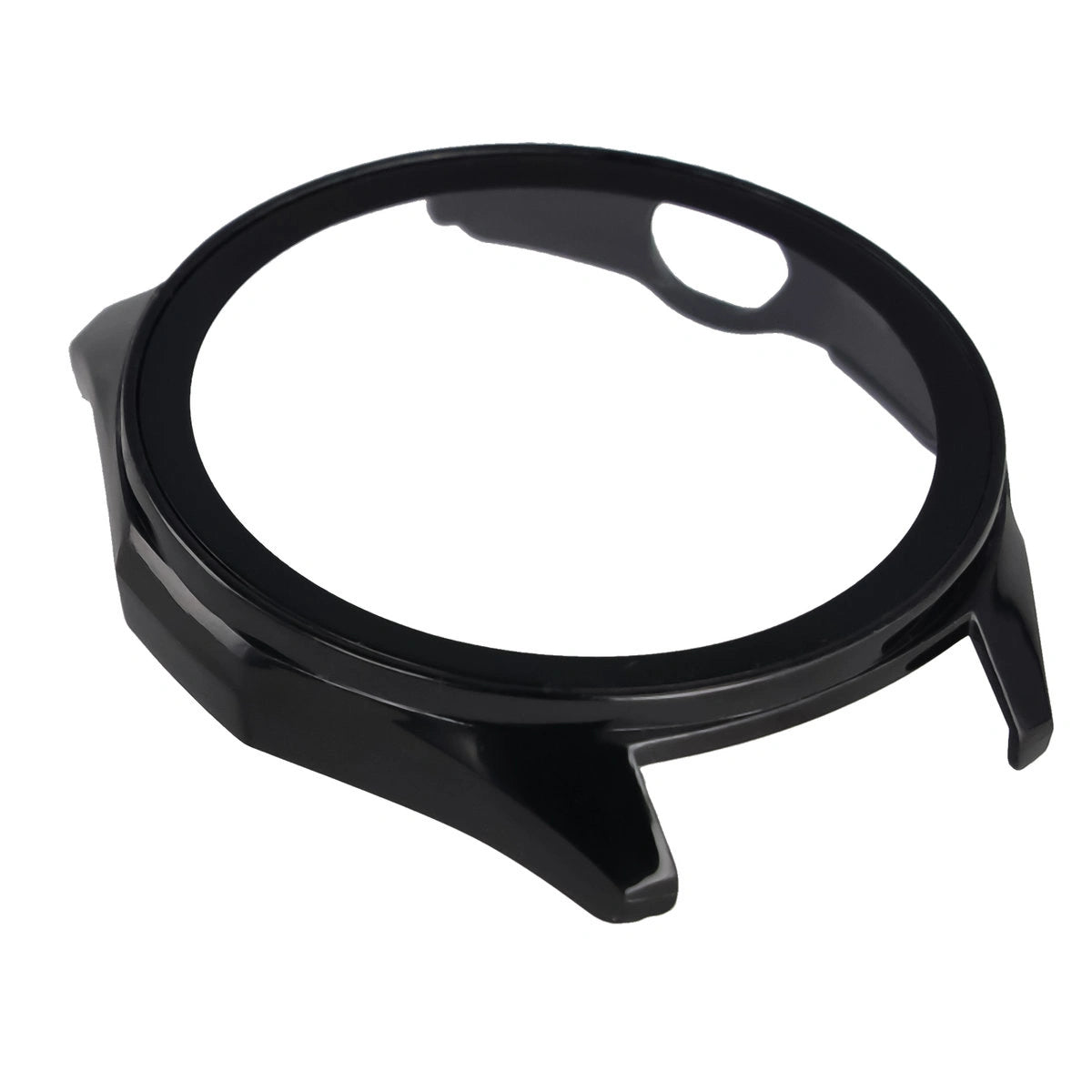 Schutzhülle mit Glas für Huawei Watch GT6 46 mm. Bizon Case+Glass Watch, Schwarz