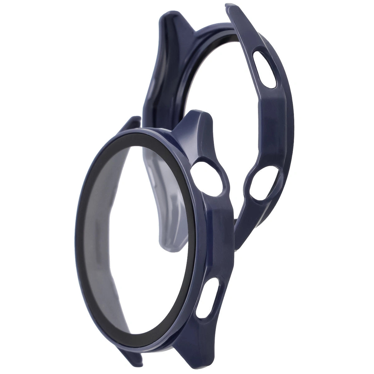 Schutzhülle mit Glas für Huawei Watch GT6 46 mm. Bizon Case+Glass Watch, Blau