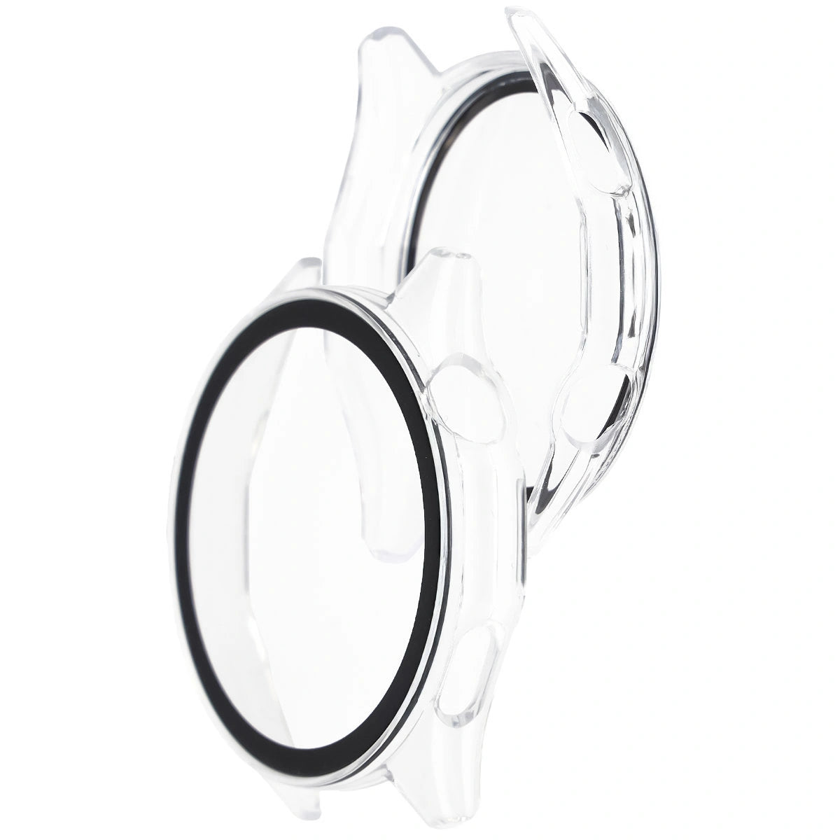 Schutzhülle mit Glas für Huawei Watch GT6 46 mm. Bizon Case+Glass Watch, Transparent