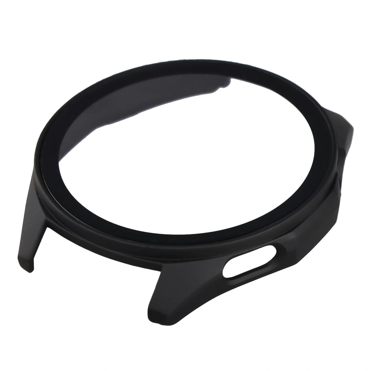 Schutzhülle mit Glas für Huawei Watch GT6 46 mm. Bizon Case+Glass Watch, Matt Schwarz
