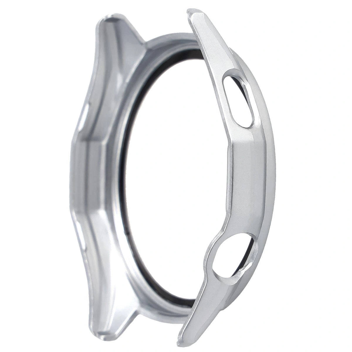 Schutzhülle mit Glas für Huawei Watch GT6 46 mm. Bizon Case+Glass Watch, Matt Silber