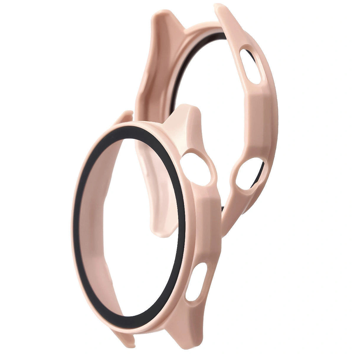 Schutzhülle mit Glas für Huawei Watch GT6 46 mm. Bizon Case+Glass Watch, Rosa