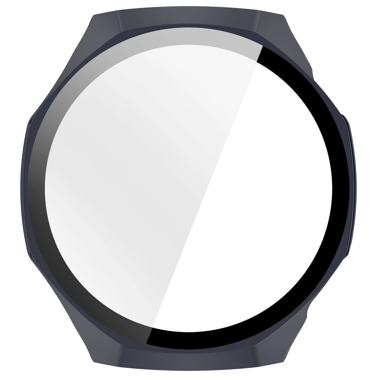 Schutzhülle mit Glas für Huawei Watch GT6 Pro 46 mm, Bizon Case Watch Adamo, Blau