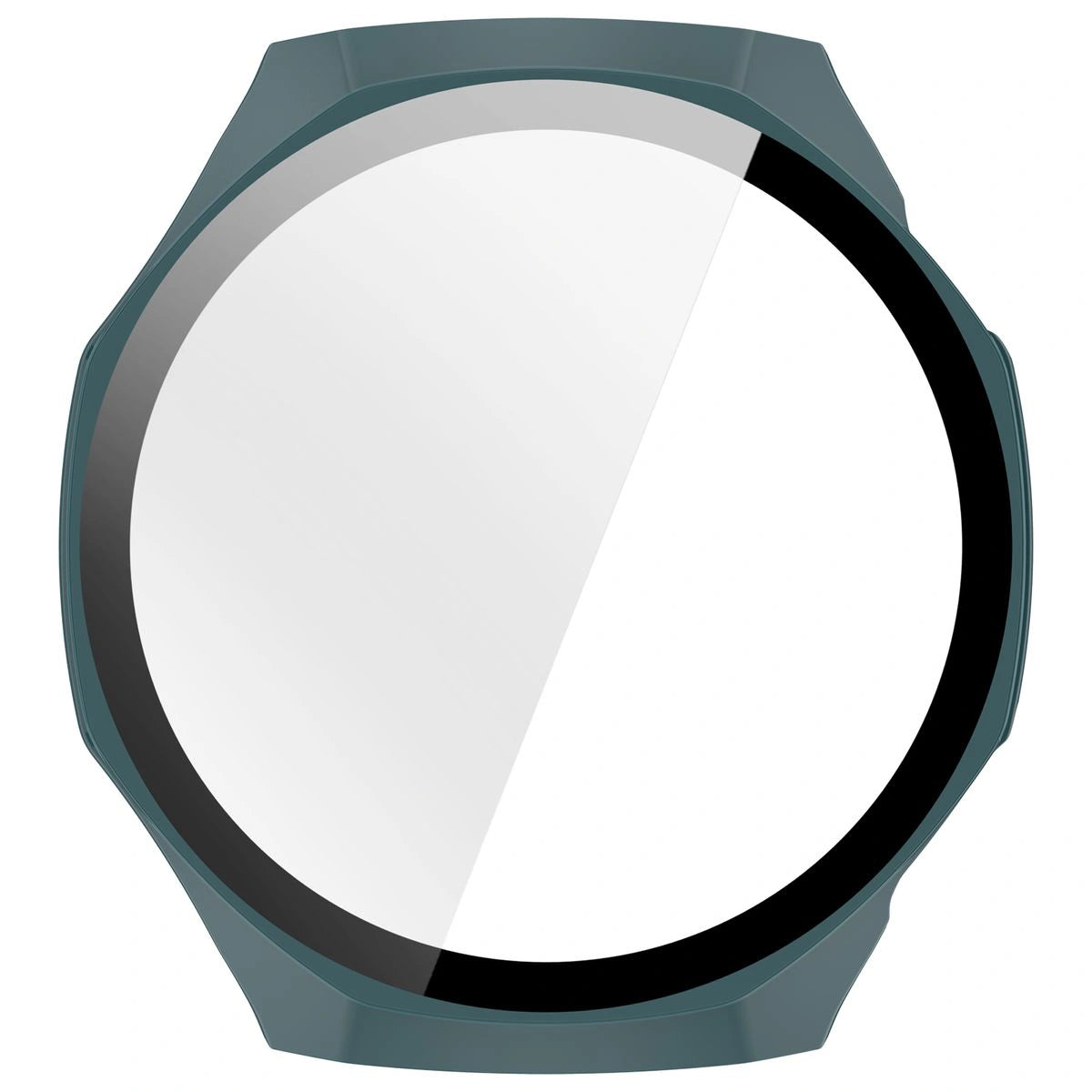 Schutzhülle mit Glas für Huawei Watch GT6 Pro 46 mm, Bizon Case Watch Adamo, Grün
