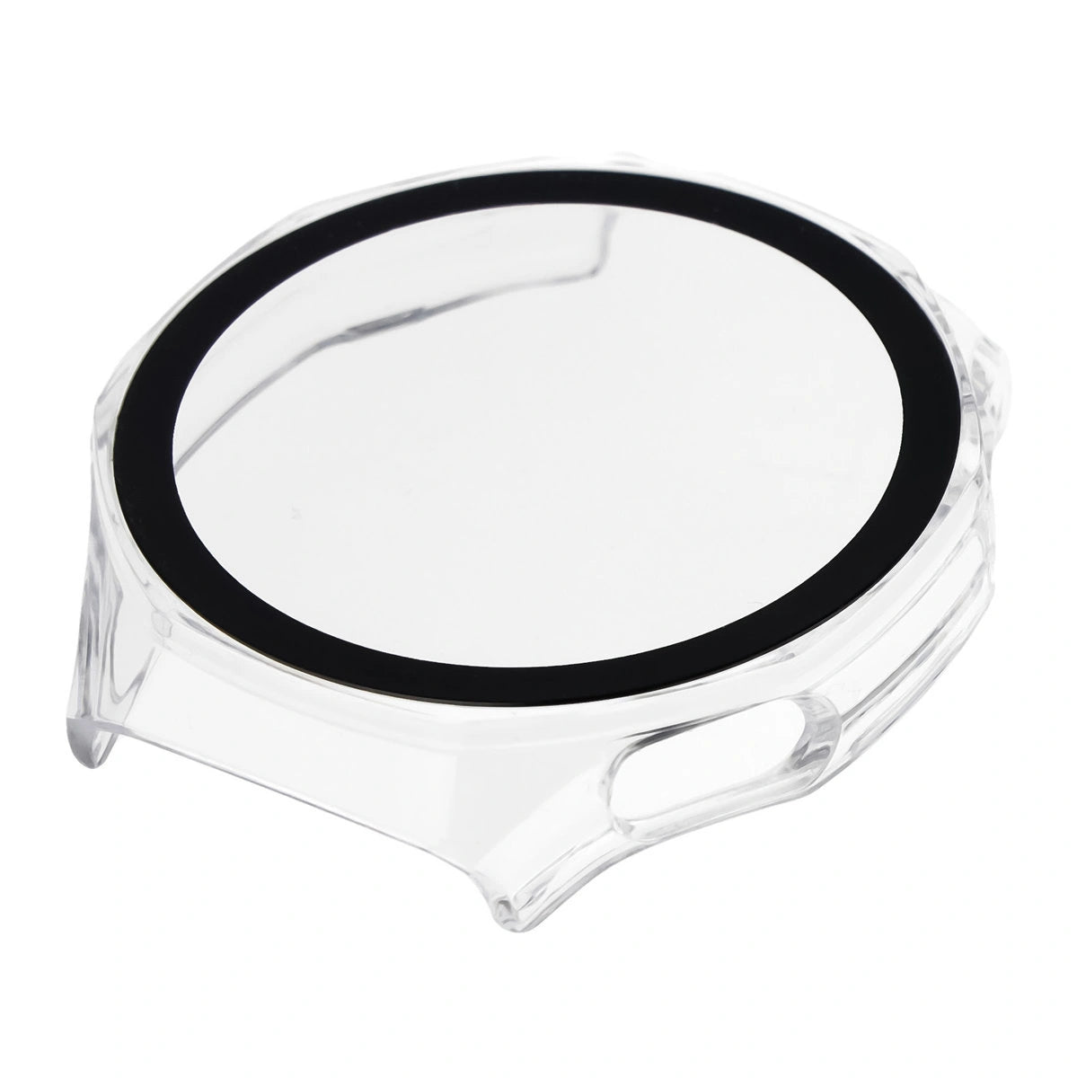 Schutzhülle mit Glas für Huawei Watch GT6 Pro 46 mm, Bizon Case Watch Adamo, Transparent