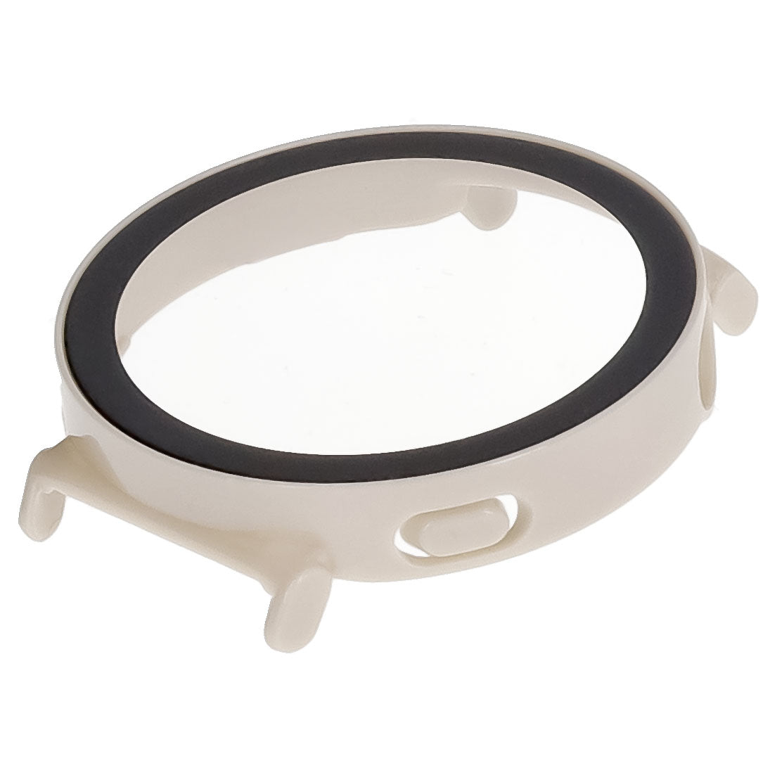 Schutzhülle mit Glas für Huawei Watch GT 5 41 mm, Bizon Case+Glass Watch, Beige