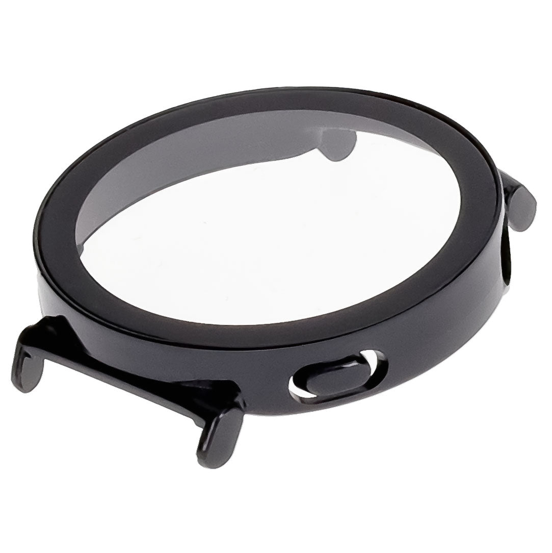 Schutzhülle mit Glas für Huawei Watch GT 5 41 mm, Bizon Case+Glass Watch, Schwarz