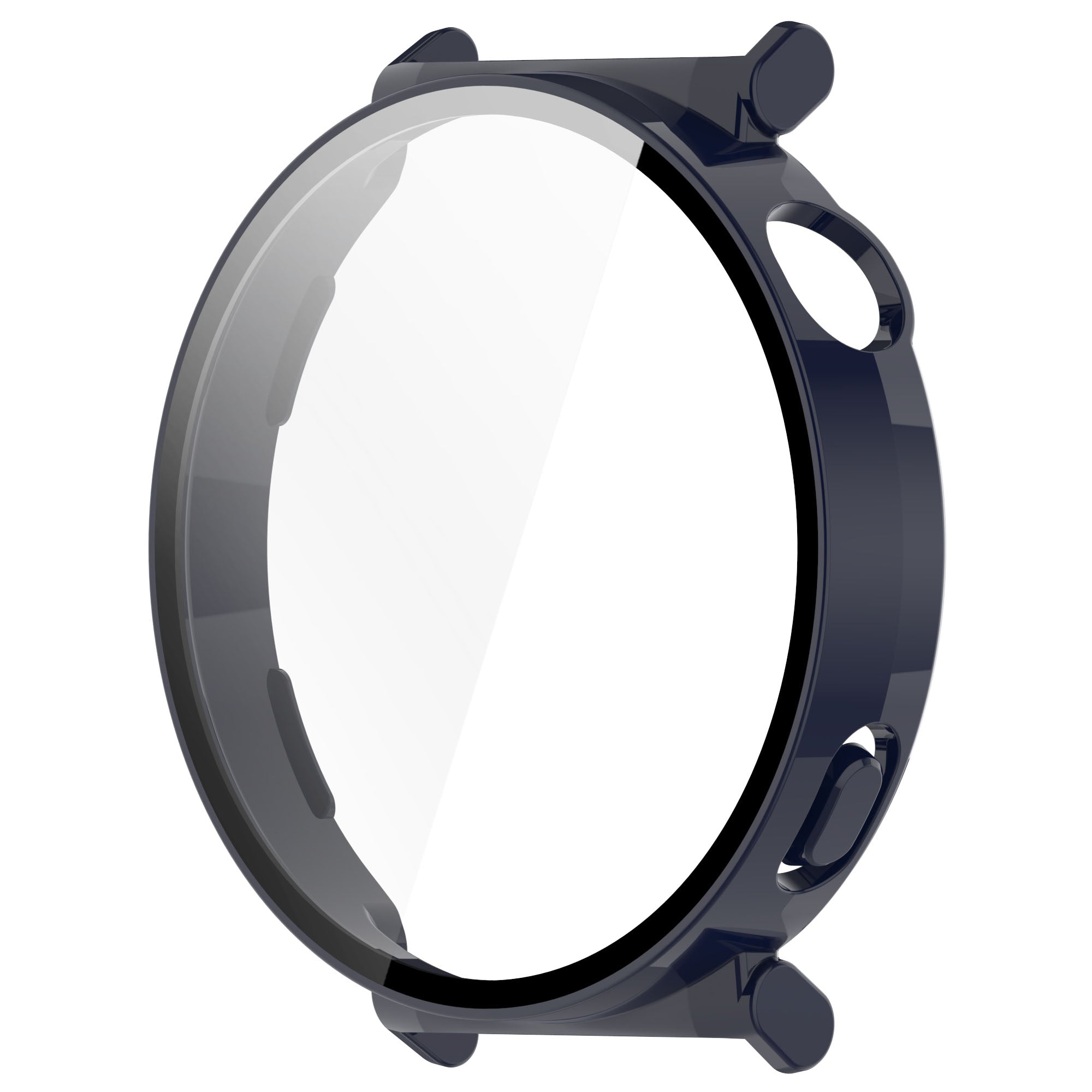 Schutzhülle mit Glas für Huawei Watch GT 5 41 mm, Bizon Case+Glass Watch, Blau