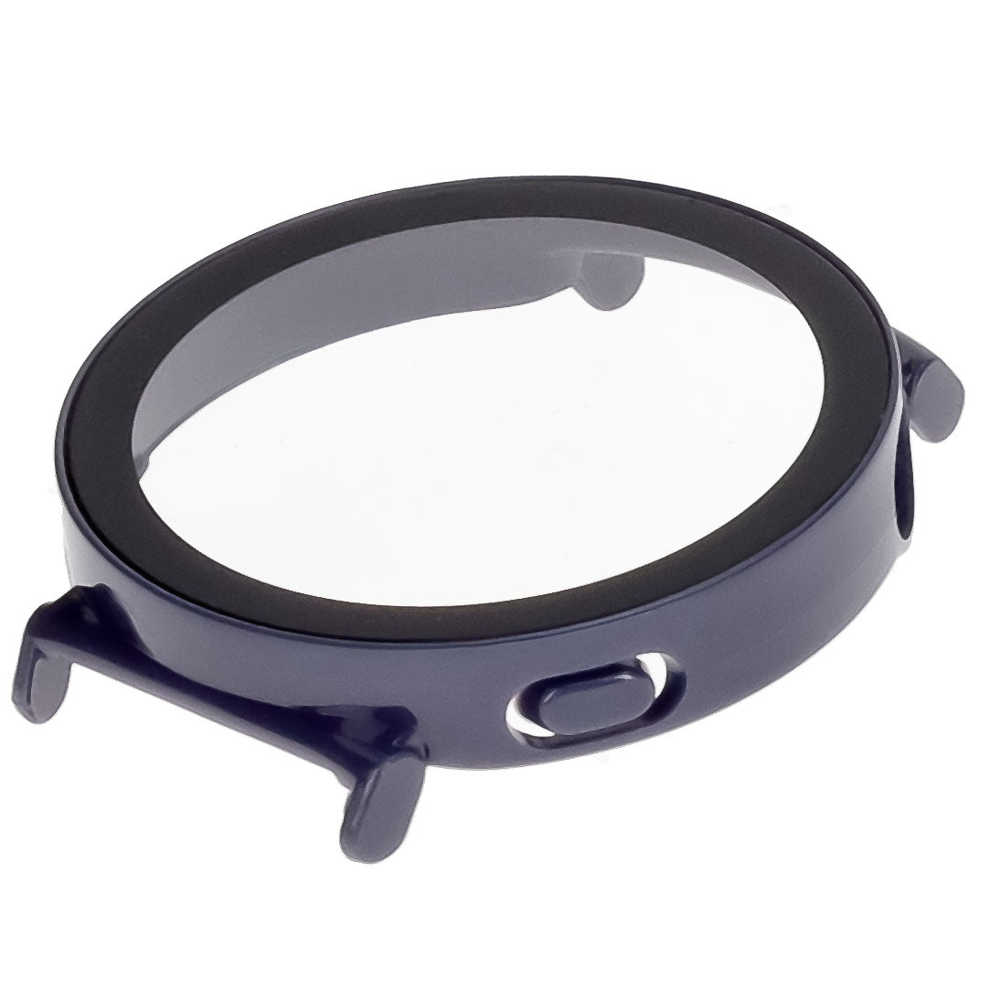Schutzhülle mit Glas für Huawei Watch GT 5 41 mm, Bizon Case+Glass Watch, Blau