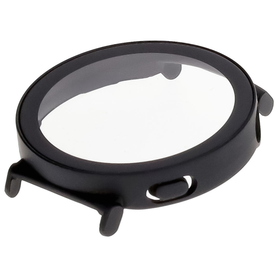 Schutzhülle mit Glas für Huawei Watch GT 5 41 mm, Bizon Case+Glass Watch, mattes Schwarz