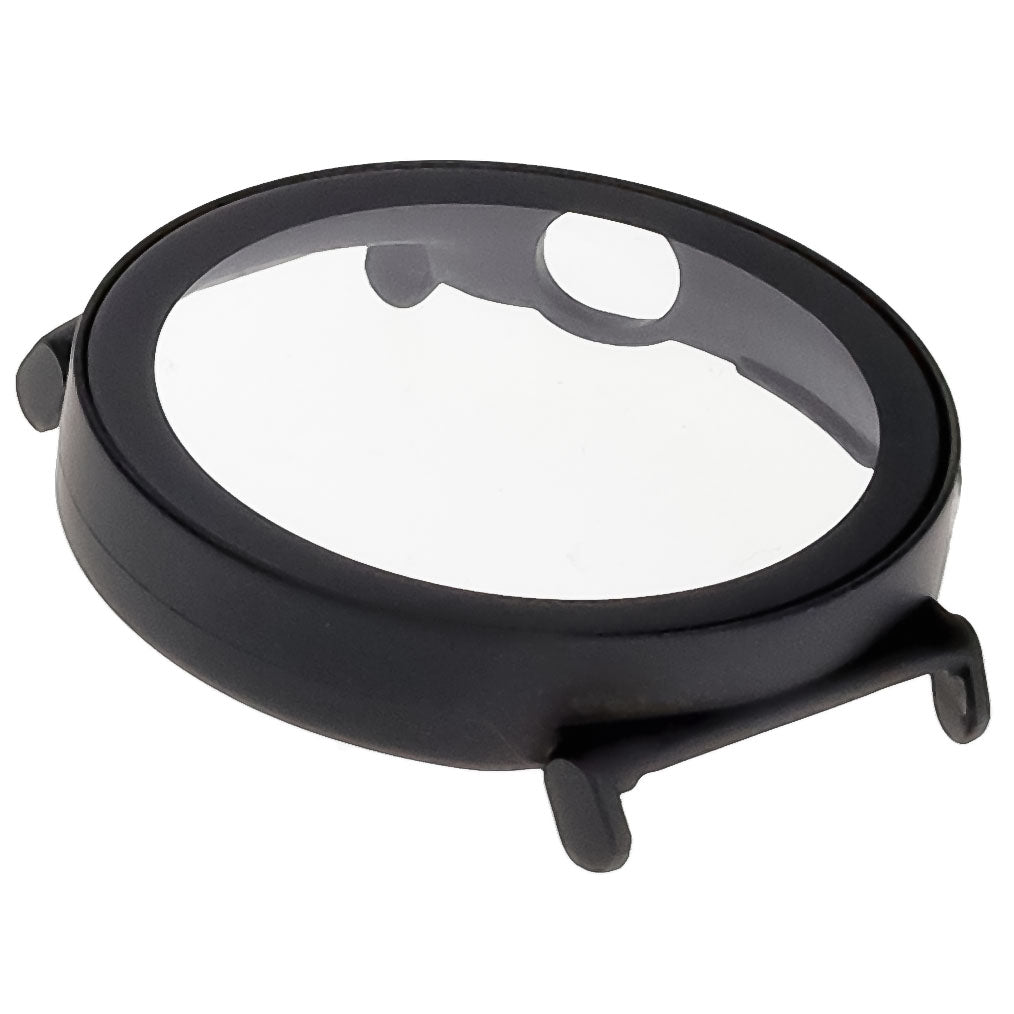 Schutzhülle mit Glas für Huawei Watch GT 5 41 mm, Bizon Case+Glass Watch, mattes Schwarz