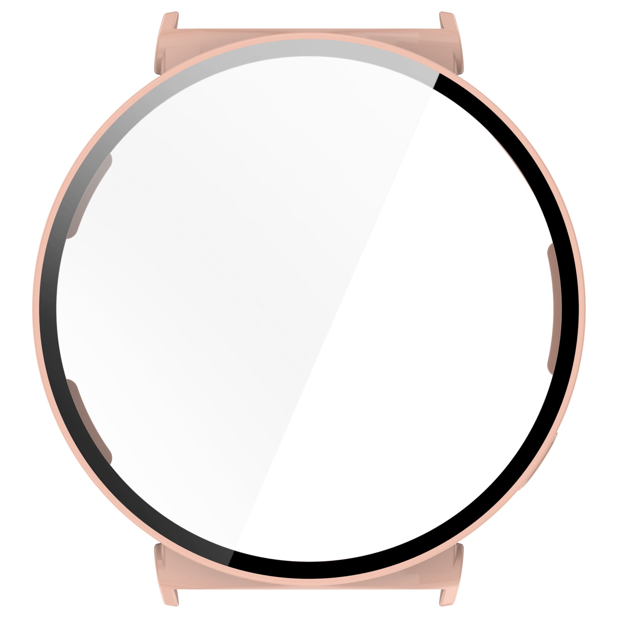 Schutzhülle mit Glas für Huawei Watch GT 5 41 mm, Bizon Case+Glass Watch, Rosa