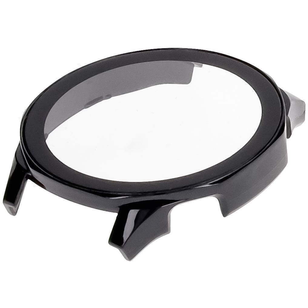 Schutzhülle mit Glas für Huawei Watch GT 5 46 mm, Bizon Case+Glass Watch, Schwarz