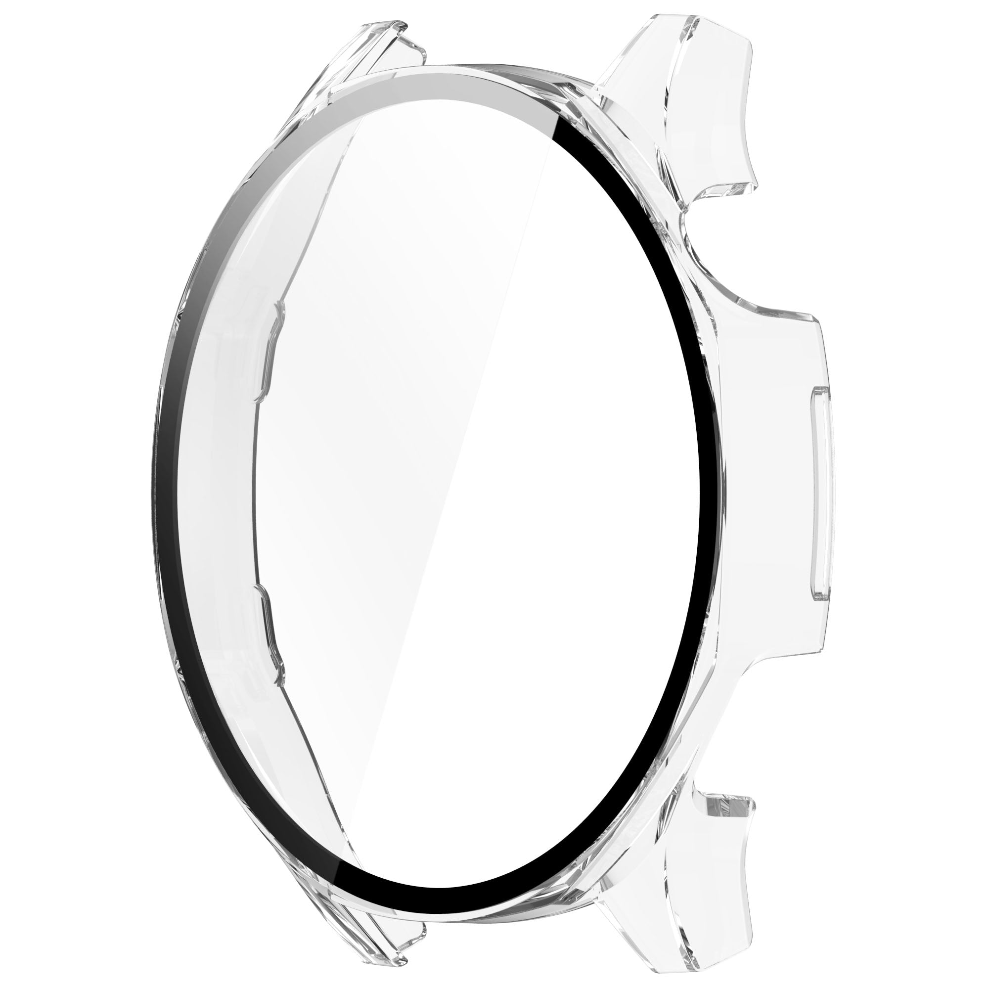 Schutzhülle mit Glas für Huawei Watch GT 5 46 mm, Bizon Case+Glass Watch, Transparent