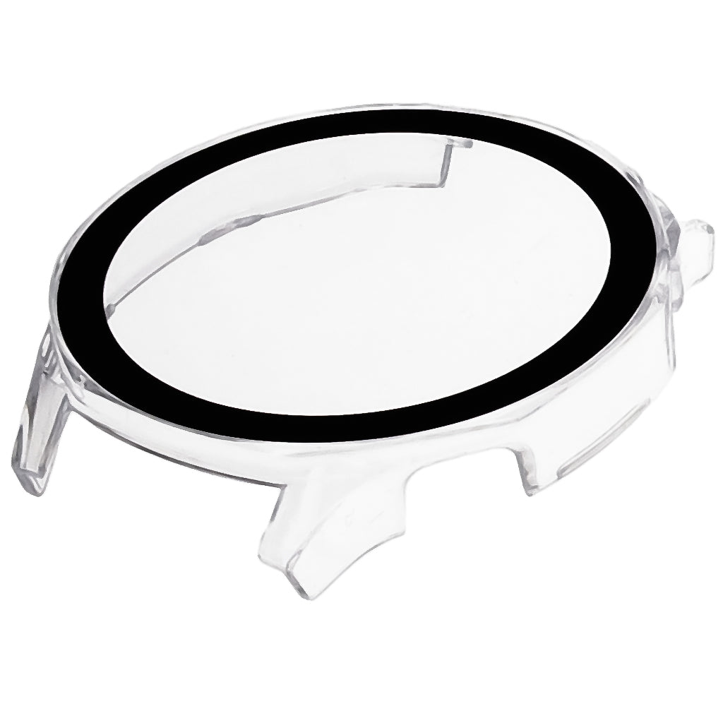 Schutzhülle mit Glas für Huawei Watch GT 5 46 mm, Bizon Case+Glass Watch, Transparent