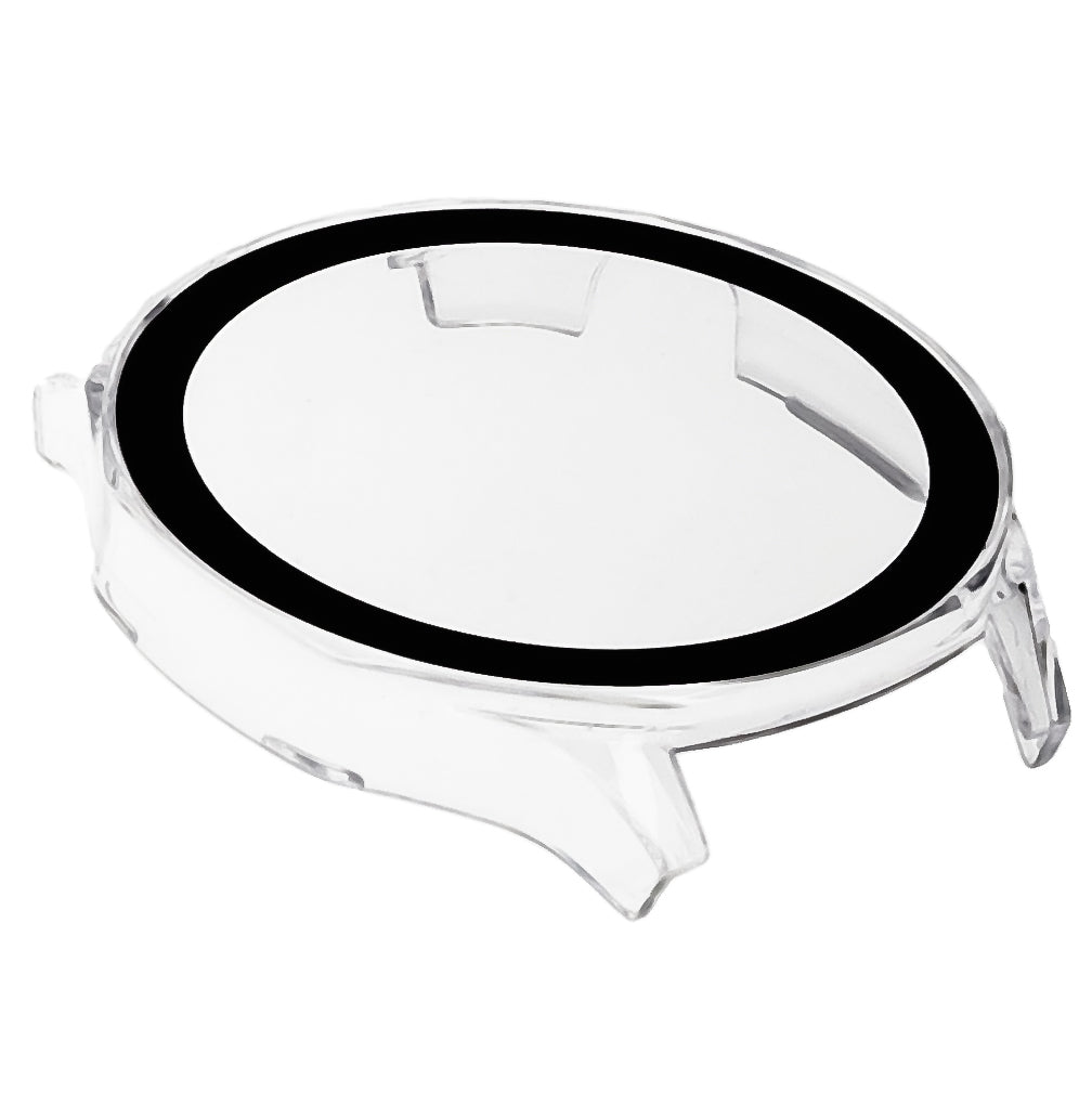 Schutzhülle mit Glas für Huawei Watch GT 5 46 mm, Bizon Case+Glass Watch, Transparent