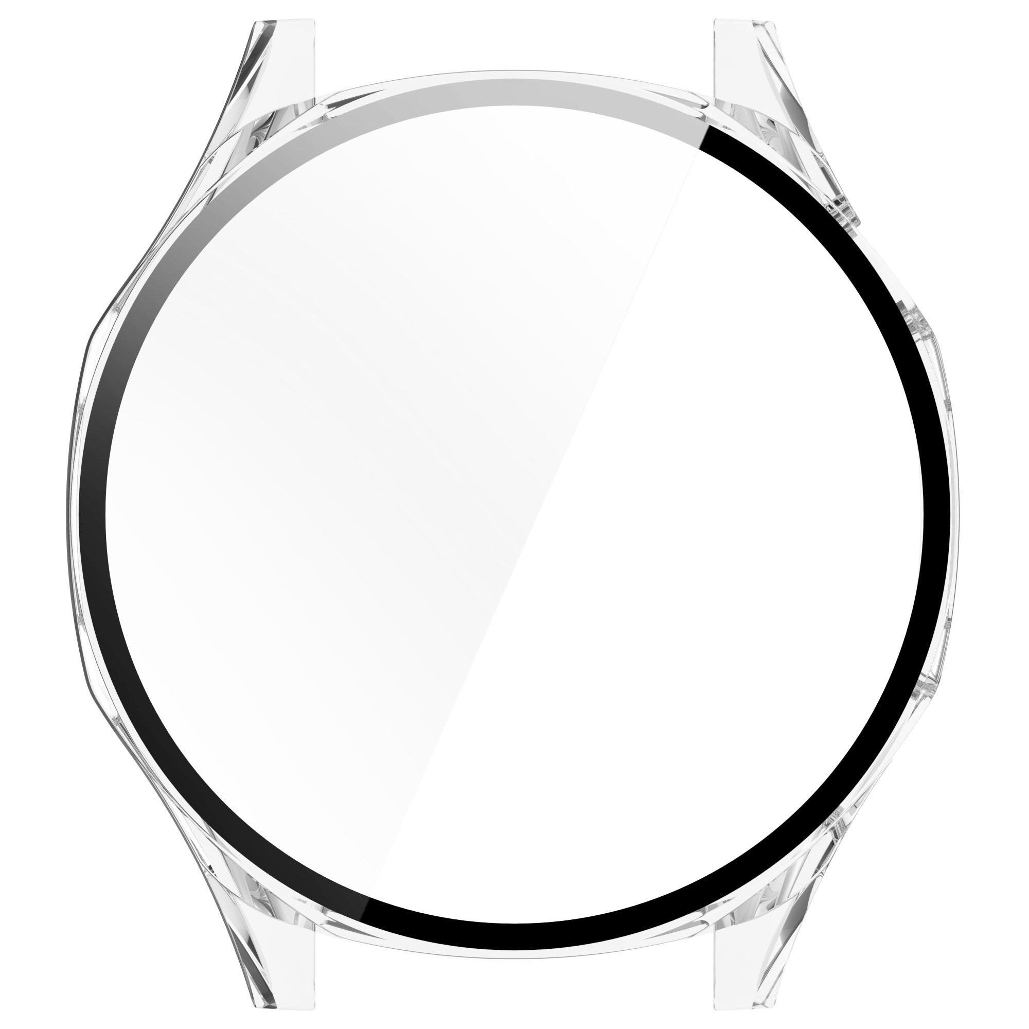 Schutzhülle mit Glas für Huawei Watch GT 5 46 mm, Bizon Case+Glass Watch, Transparent