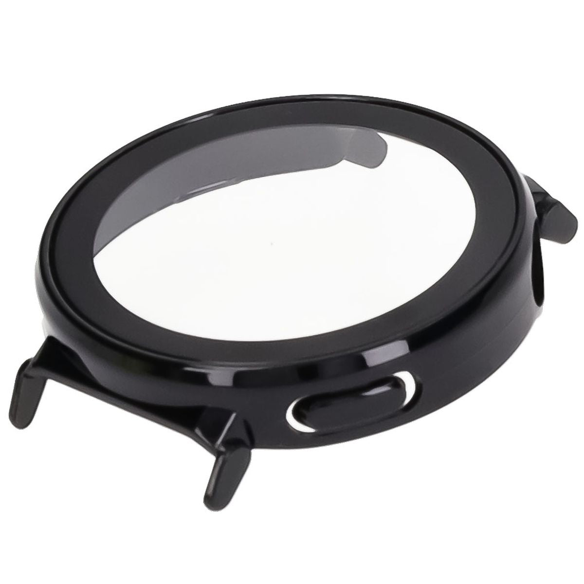 Schutzhülle mit Glas für Huawei Watch GT 5 Pro 42 mm, Bizon Case+Glass Watch, Schwarz