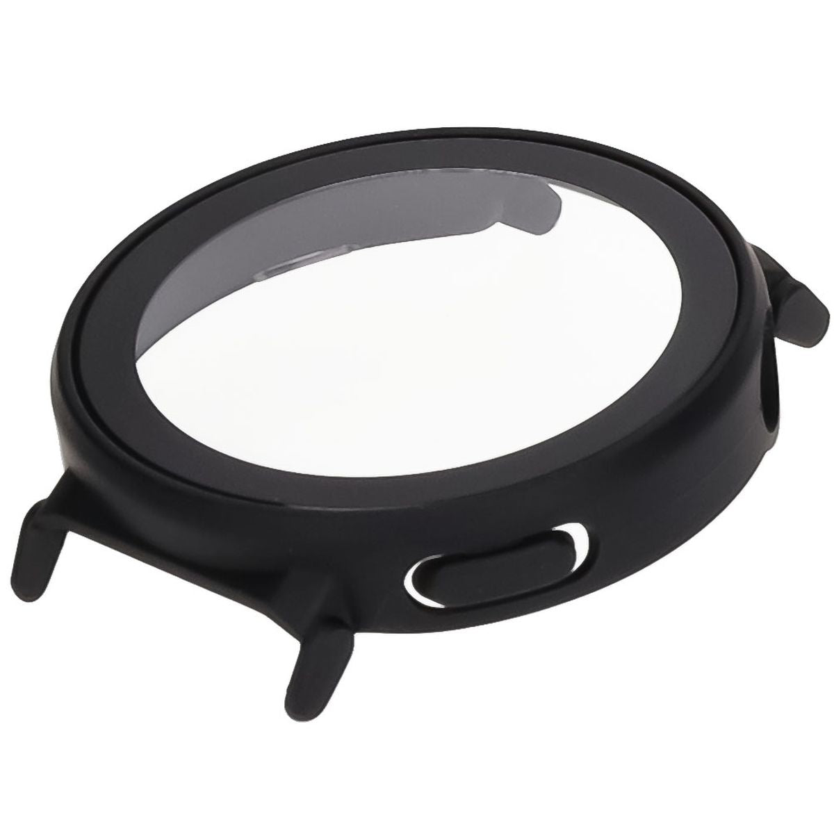Schutzhülle mit Glas für Huawei Watch GT 5 Pro 42 mm, Bizon Case+Glass Watch, Mattes Schwarz