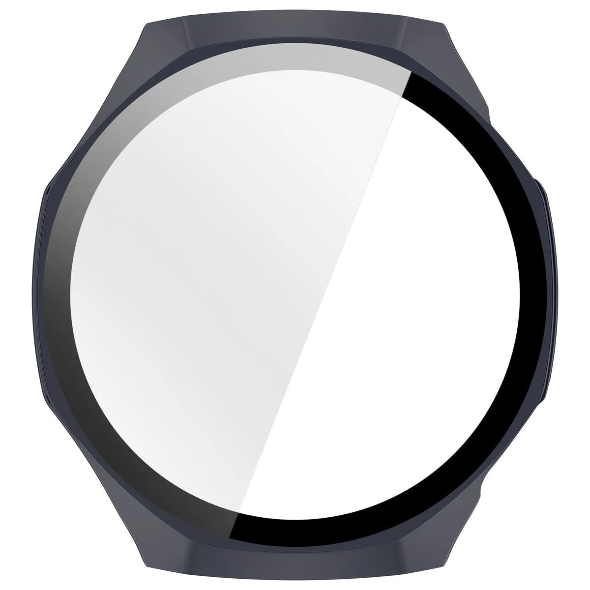 Schutzhülle mit Glas für Huawei Watch GT 7 Pro 46 mm, Bizon Case Watch Adamo, Blau (8/8)