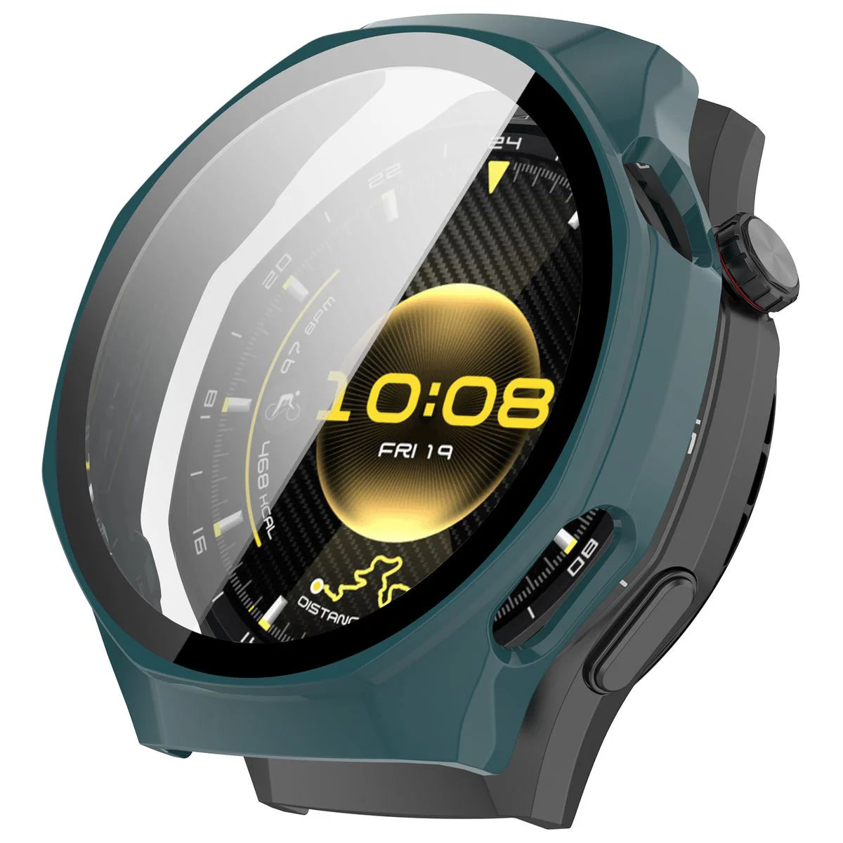 Schutzhülle mit Glas für Huawei Watch GT 7 Pro 46 mm, Bizon Case Watch Adamo, Grün (4/8)