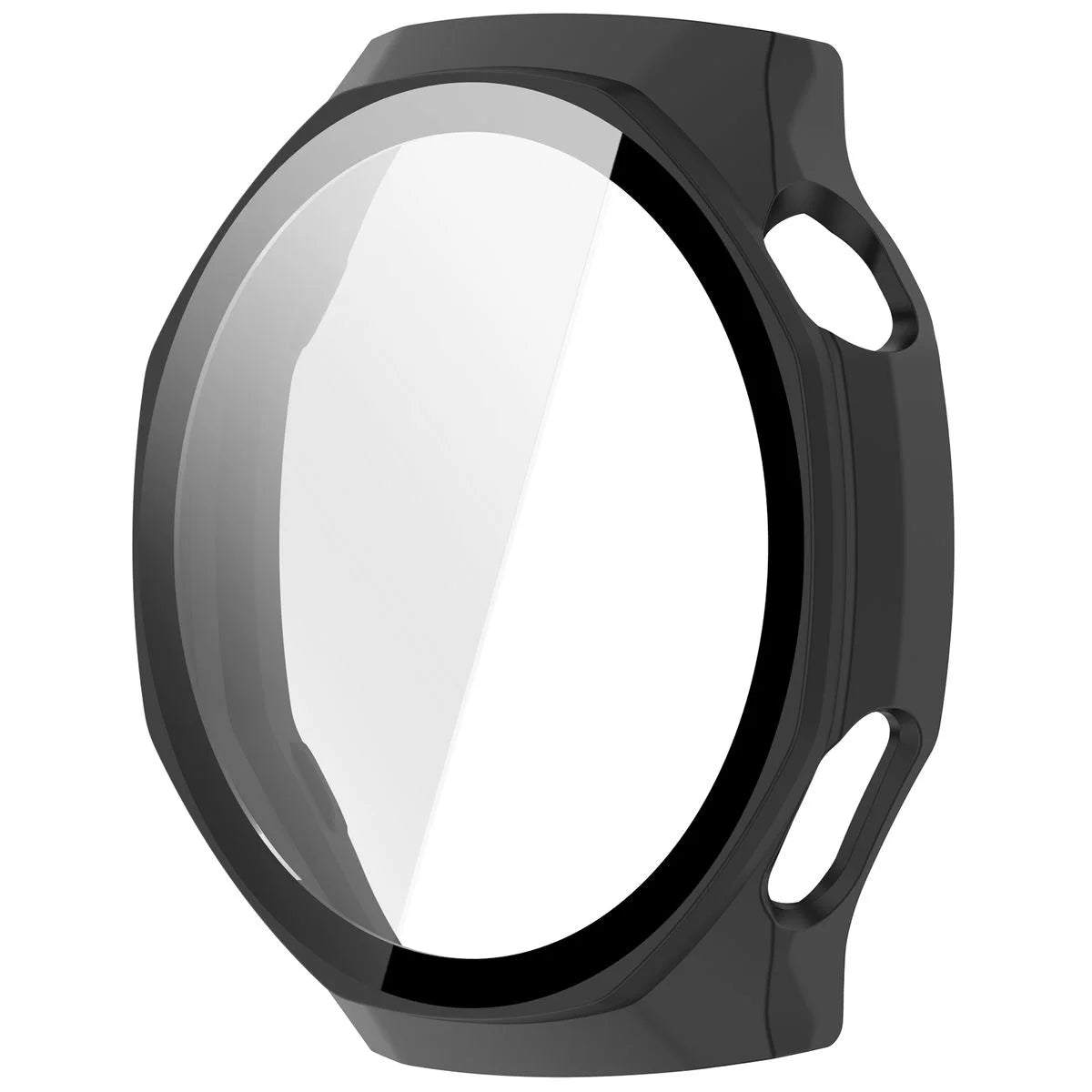 Schutzhülle mit Glas für Huawei Watch GT 7 Pro 46 mm, Bizon Case Watch Adamo, mattes Schwarz (3/8)