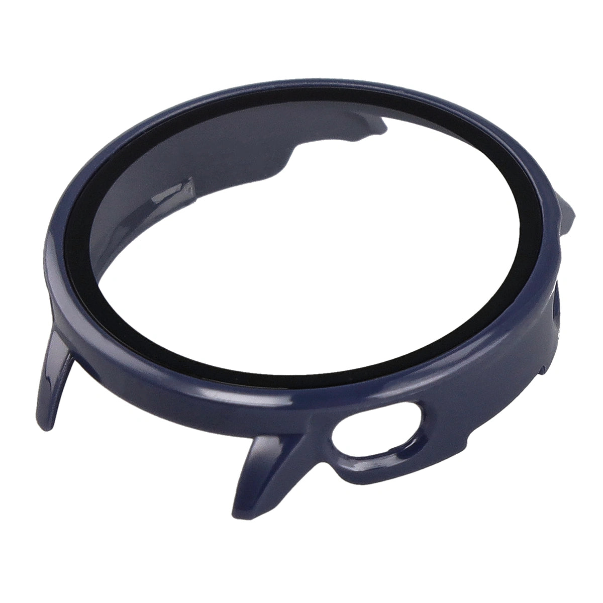 Schutzhülle mit Glas für OnePlus Watch 3 43 mm, Bizon Case+Glass Watch, Blau