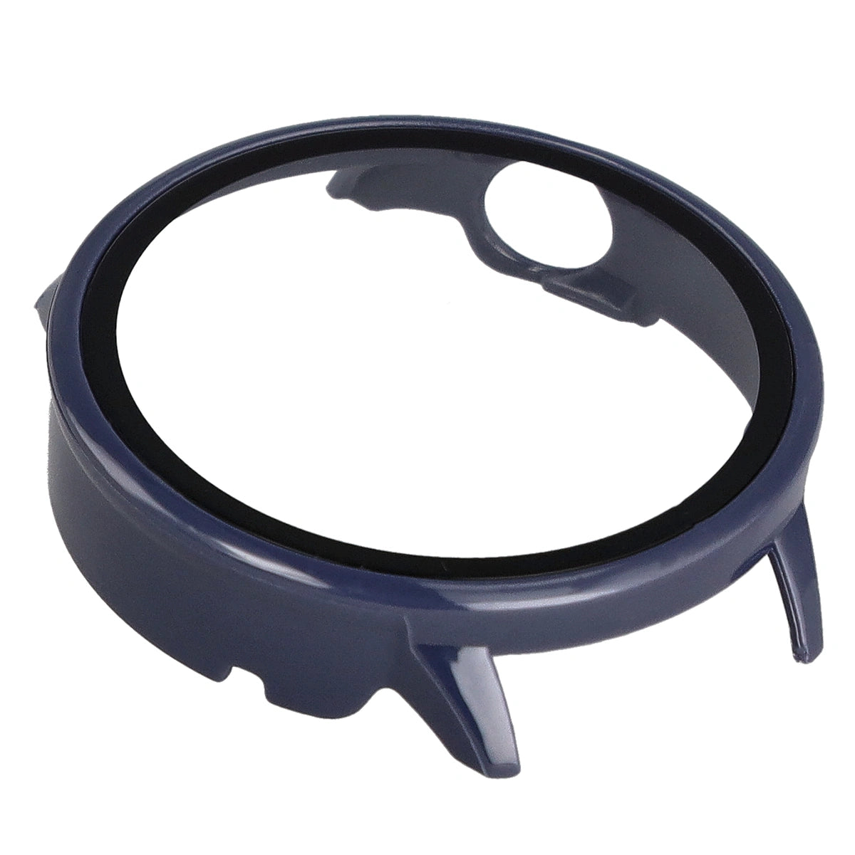 Schutzhülle mit Glas für OnePlus Watch 3 43 mm, Bizon Case+Glass Watch, Blau
