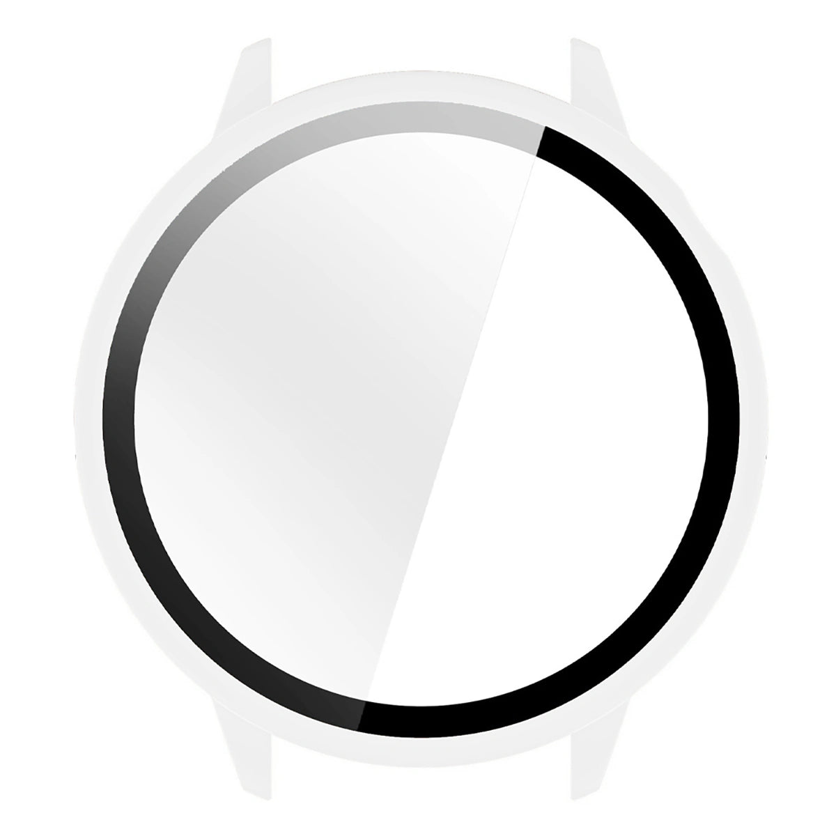 Schutzhülle mit Glas für OnePlus Watch 3 43 mm, Bizon Case+Glass Watch, Transparent