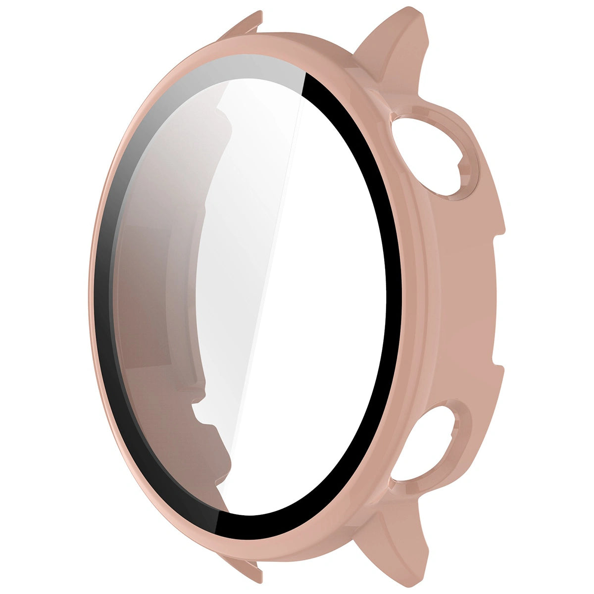 Schutzhülle mit Glas für OnePlus Watch 3 43 mm, Bizon Case+Glass Watch, Rosa