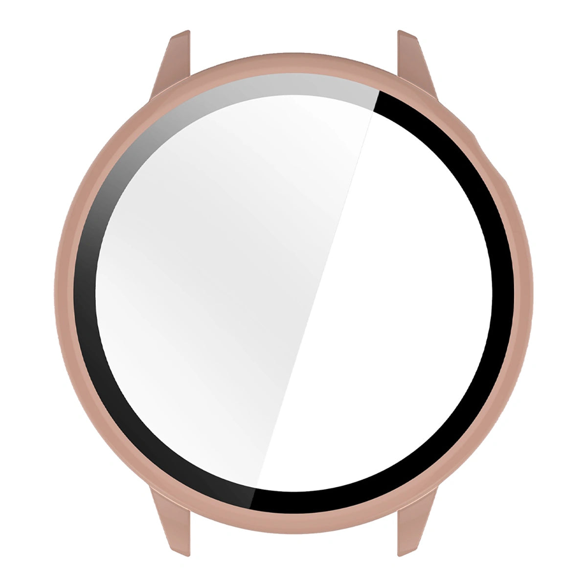 Schutzhülle mit Glas für OnePlus Watch 3 43 mm, Bizon Case+Glass Watch, Rosa