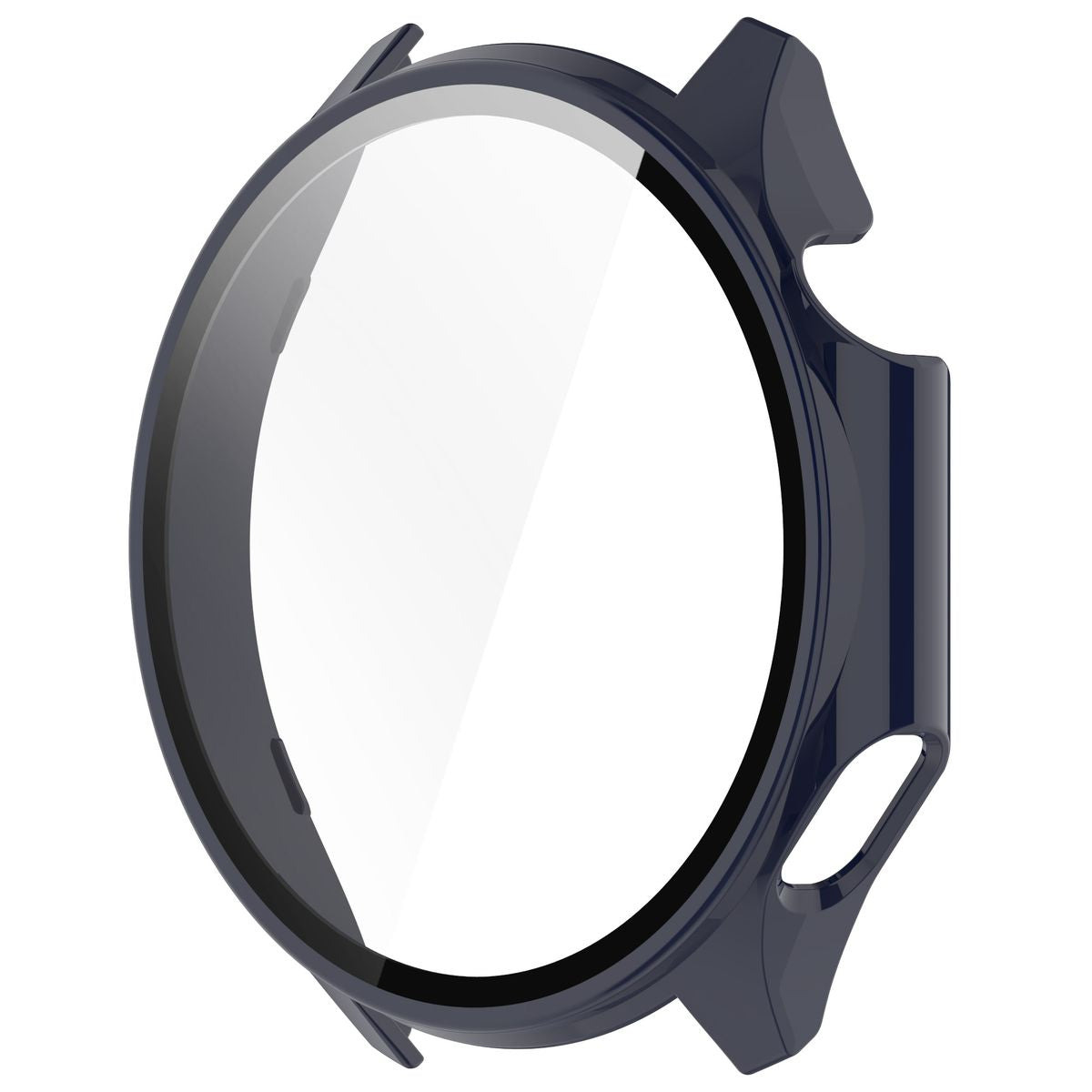 Schutzhülle mit Glas für OnePlus Watch 3 / Oppo Watch X2, Bizon Case Watch Adamo, Blau