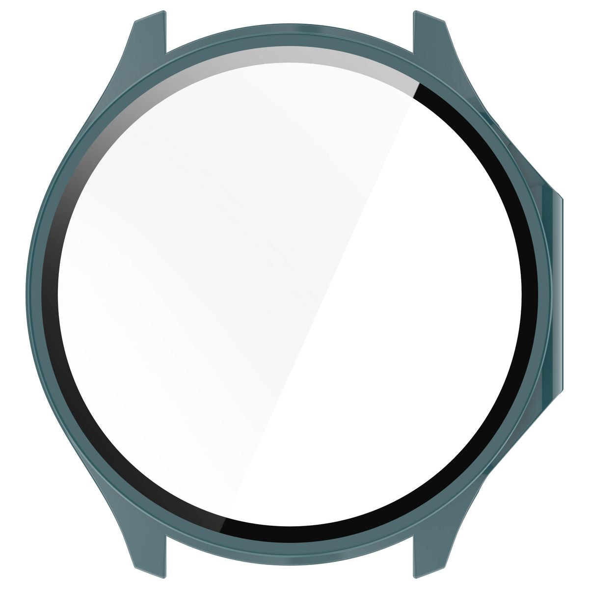 Schutzhülle mit Glas für OnePlus Watch 3 / Oppo Watch X2, Bizon Case Watch Adamo, Grün