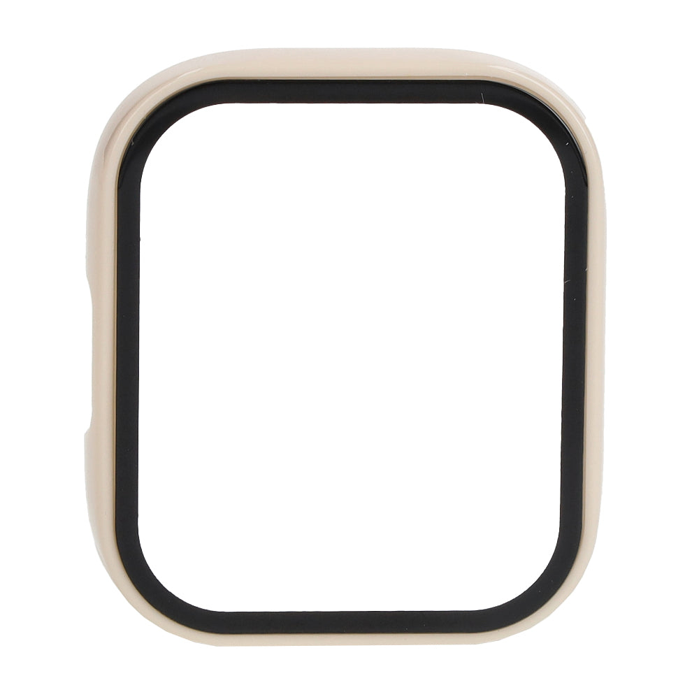 Schutzhülle Bizon Case+Glass Set für Xiaomi Redmi Watch 3, Beige