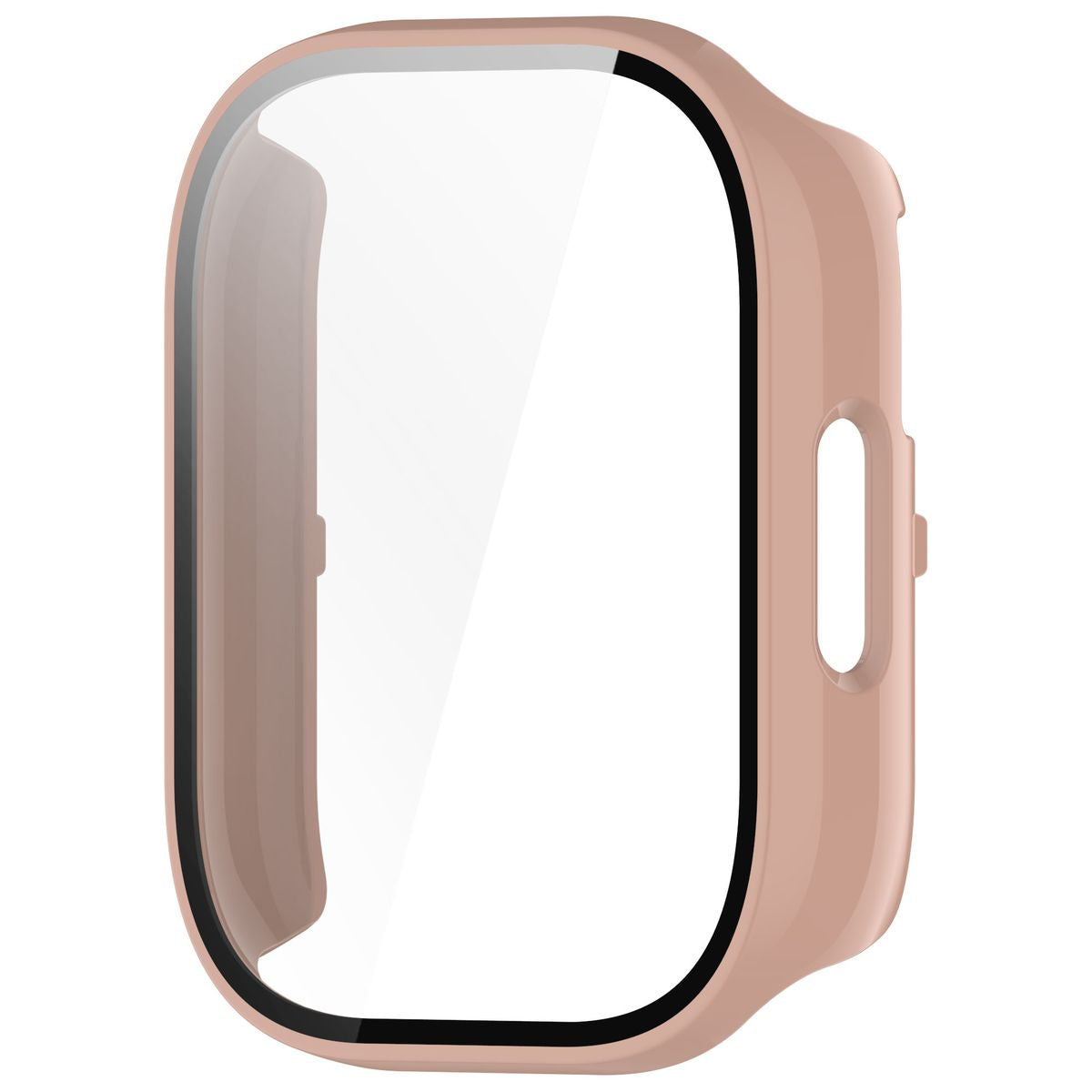 Schutzhülle mit Glas für Xiaomi Redmi Watch 5 Active, Bizon Case+Glass Watch, Rosa