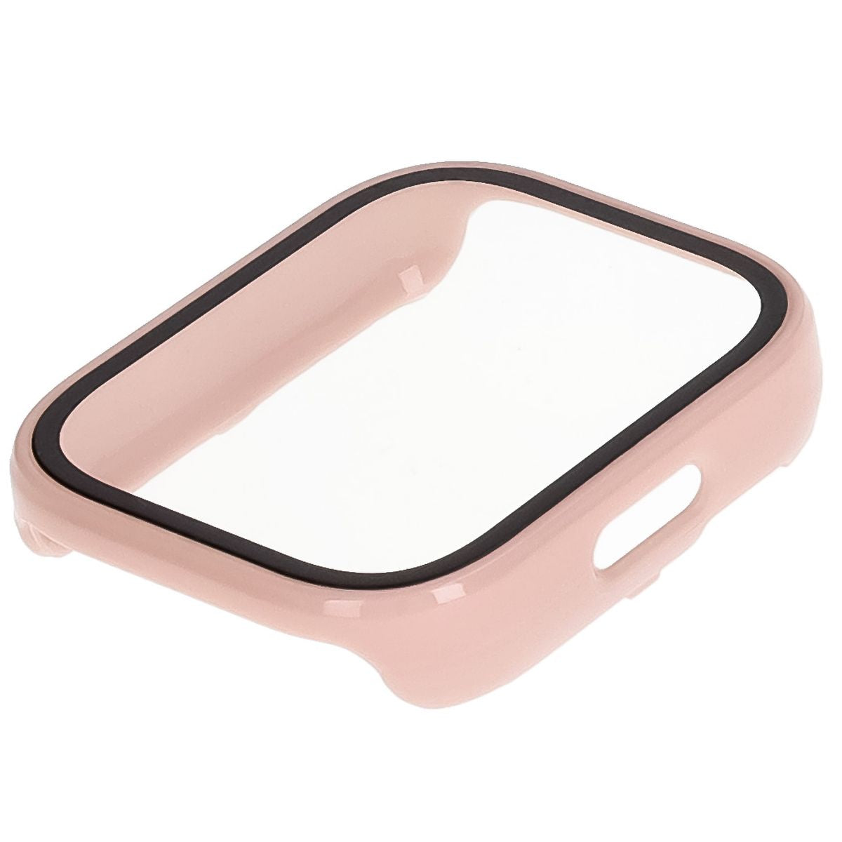 Schutzhülle mit Glas für Xiaomi Redmi Watch 5 Active, Bizon Case+Glass Watch, Rosa
