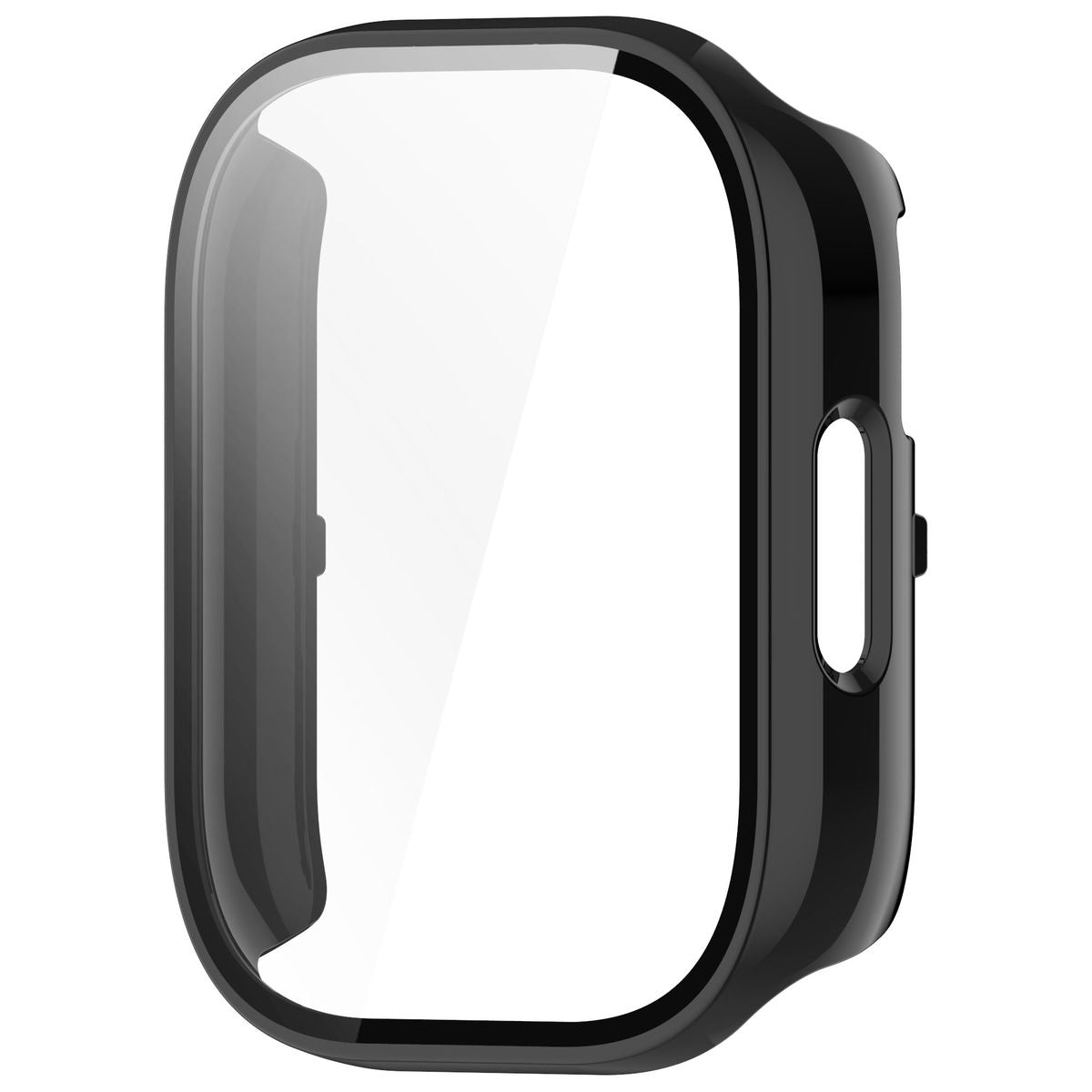 Schutzhülle mit Glas für Xiaomi Redmi Watch 5 Lite, Bizon Case Watch Adamo, Schwarz