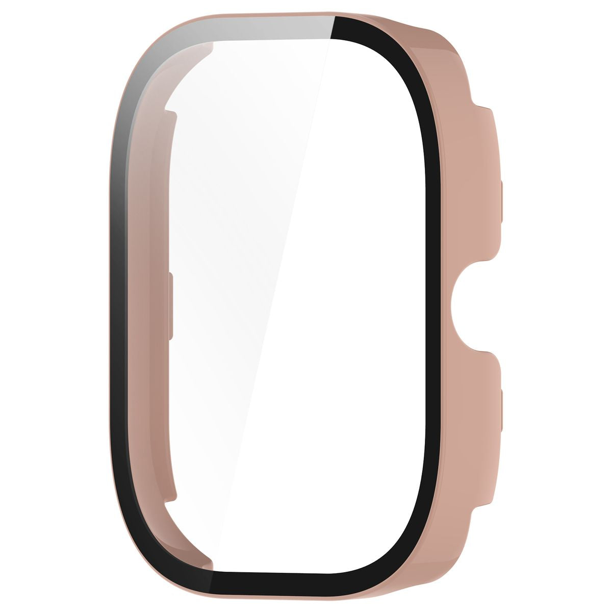 Schutzhülle mit Glas für Xiaomi Redmi Watch 5, Bizon Case+Glass Watch, Rosa