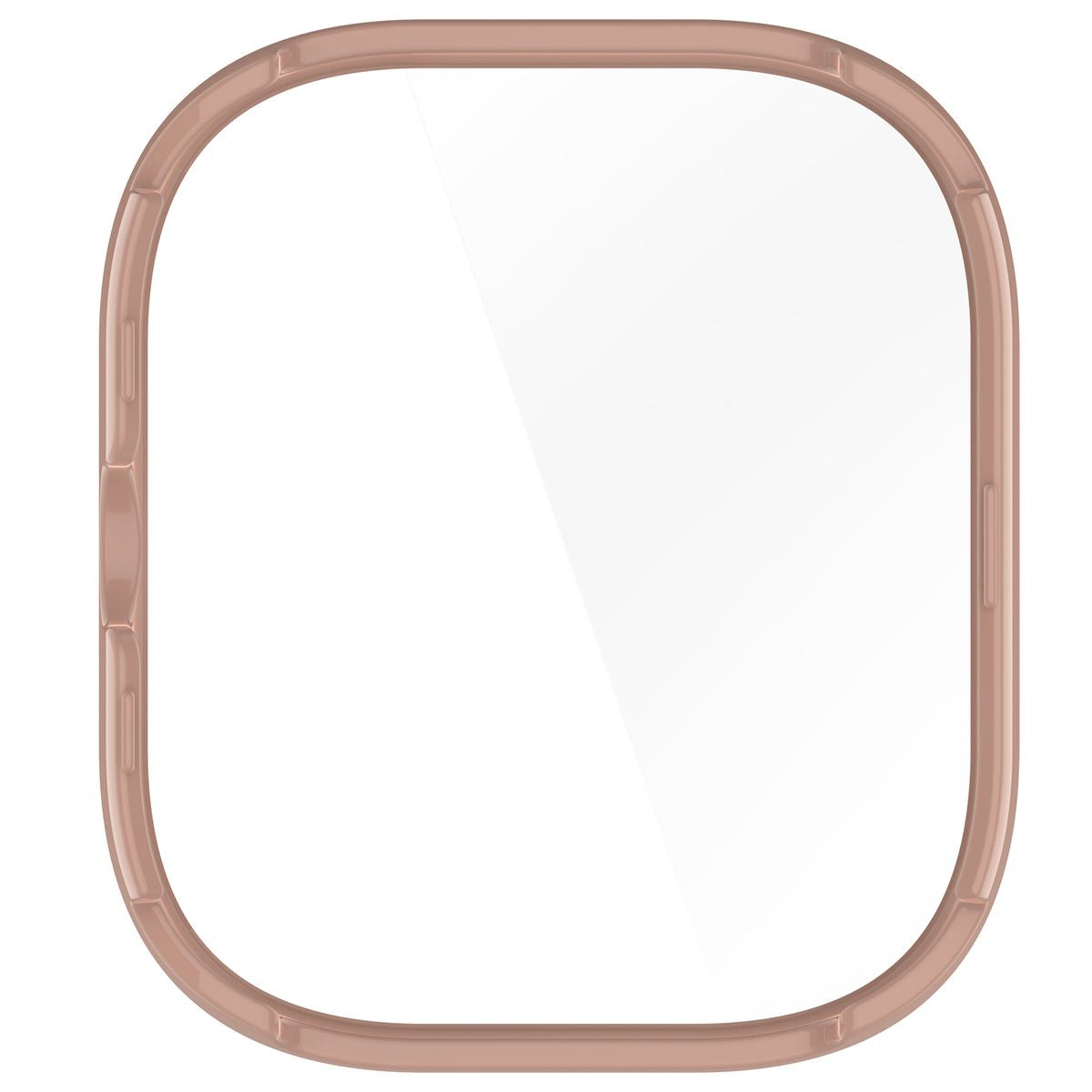 Schutzhülle mit Glas für Xiaomi Redmi Watch 5, Bizon Case+Glass Watch, Rosa