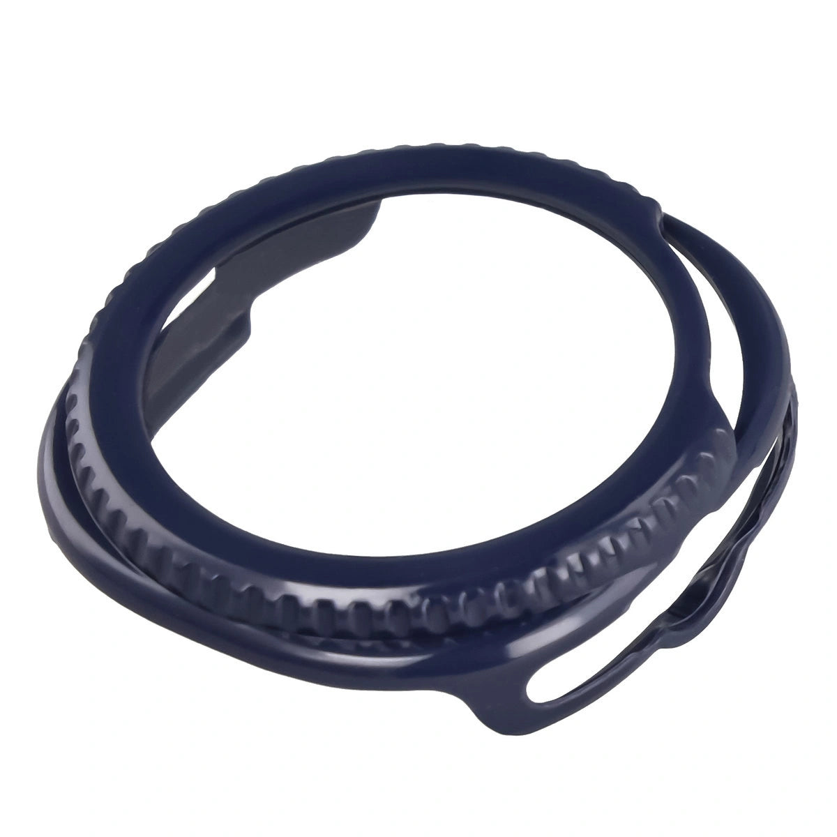 Schutzhülle mit Glas für Samsung Galaxy Watch 8 Classic 46 mm, Bizon Case+Glass Watch, Blau