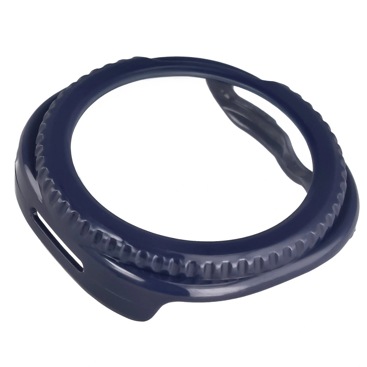 Schutzhülle mit Glas für Samsung Galaxy Watch 8 Classic 46 mm, Bizon Case+Glass Watch, Blau