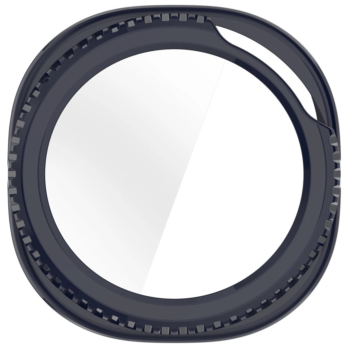 Schutzhülle mit Glas für Samsung Galaxy Watch 8 Classic 46 mm, Bizon Case+Glass Watch, Blau