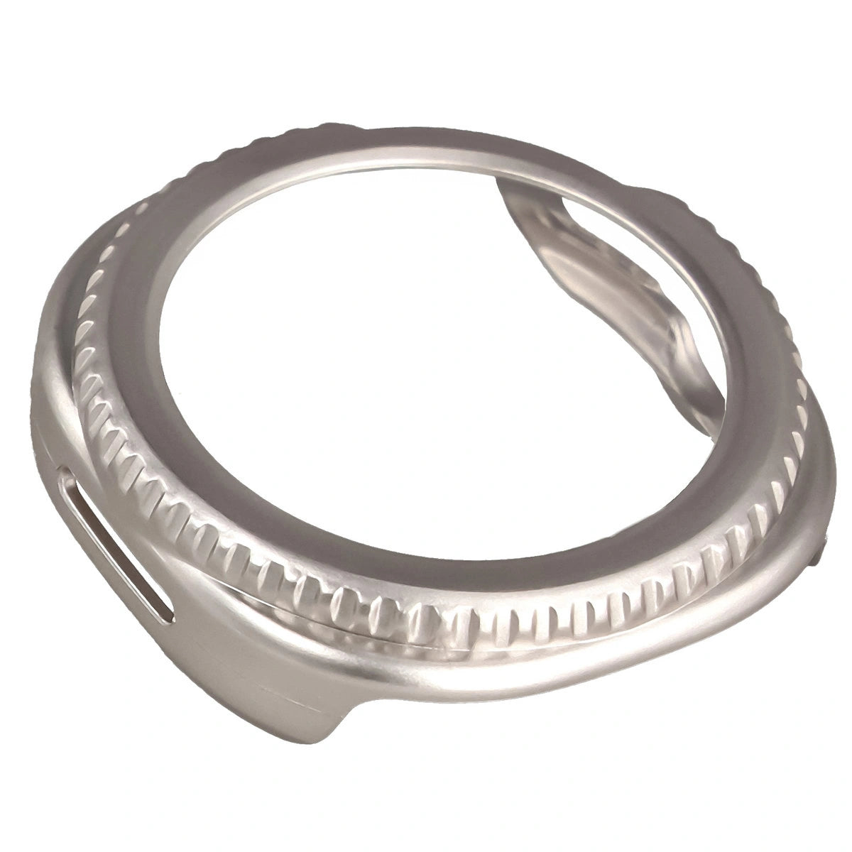 Schutzhülle mit Glas für Samsung Galaxy Watch 8 Classic 46 mm, Bizon Case+Glass Watch, Champagner